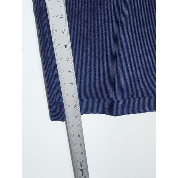 Alfred Dunner Navy Corduroy Pull-On Pants Size 12