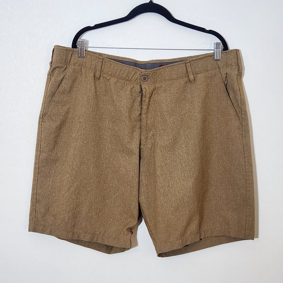 Swiss Tech Men's Tan Shorts Size 42 Men's Brown Performance Shorts