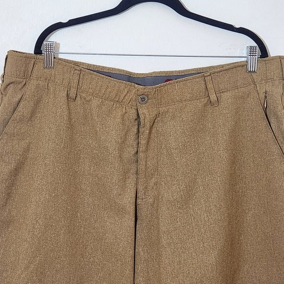 Swiss Tech Men's Tan Shorts Size 42 Men's Brown Performance Shorts