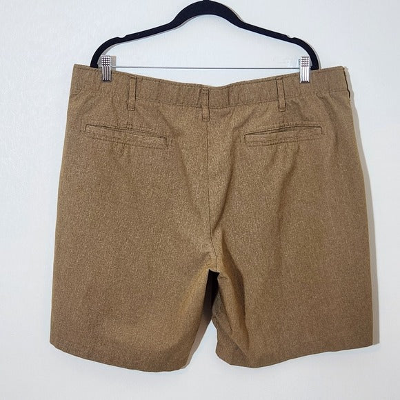 Swiss Tech Men's Tan Shorts Size 42 Men's Brown Performance Shorts