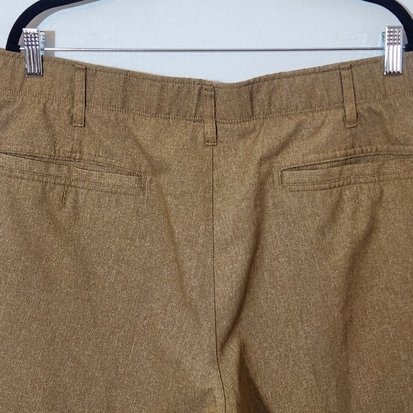 Swiss Tech Men's Tan Shorts Size 42 Men's Brown Performance Shorts