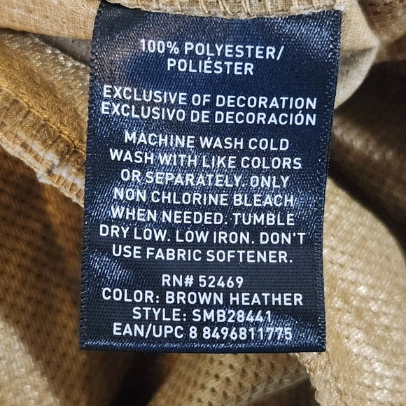 Swiss Tech Men's Tan Shorts Size 42 Men's Brown Performance Shorts