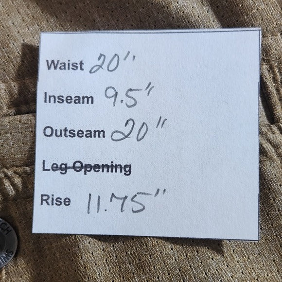 Swiss Tech Men's Tan Shorts Size 42 Men's Brown Performance Shorts