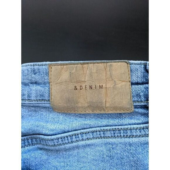 &Denim Button-Fly High Waisted Mom Jeans Size 4