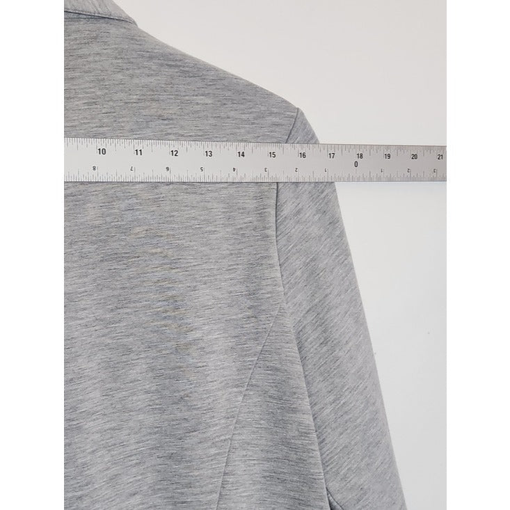 Lemon Tart Heather Gray Open Front Knit Cardigan Size Large