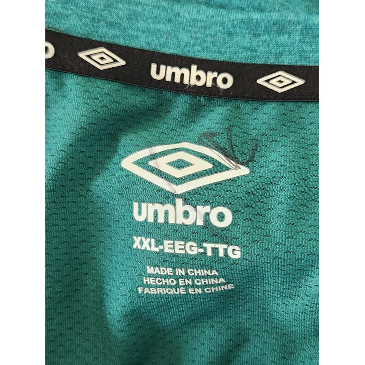 Umbro Green Activewear Short Sleeve Tee Size XXL