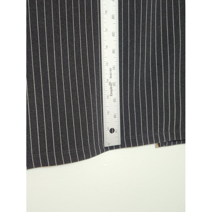 Rikki J Vintage Black Pinstripe Maxi Skirt Size Medium