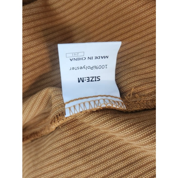 Mustard Gold Corduroy Shift Mini Dress Size Medium NWOT