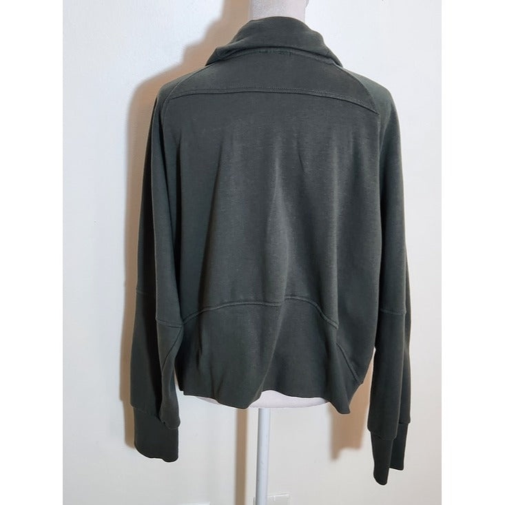 Reflex Green Half Zip Pullover Sweatshirt Size XL