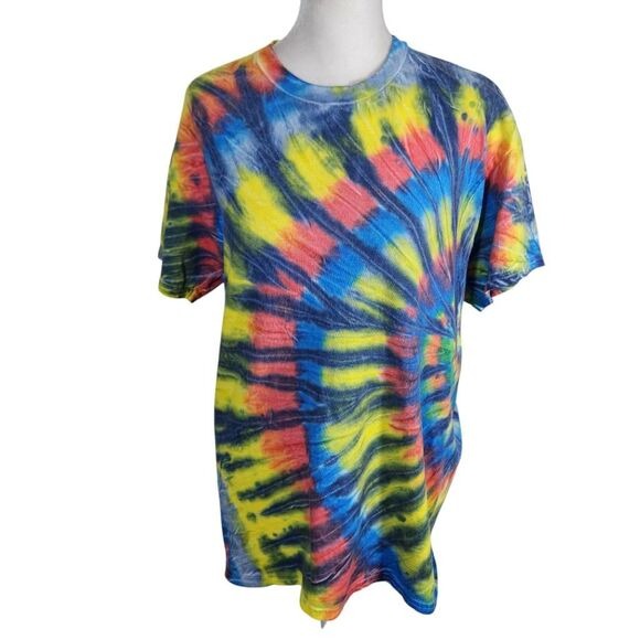 Colortone Tie-Dye Short Sleeve Tee Size Medium Unisex Tie-Dye T-Shirt