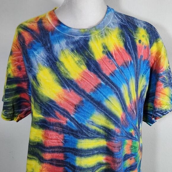 Colortone Tie-Dye Short Sleeve Tee Size Medium Unisex Tie-Dye T-Shirt