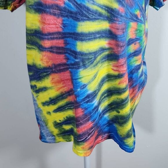 Colortone Tie-Dye Short Sleeve Tee Size Medium Unisex Tie-Dye T-Shirt