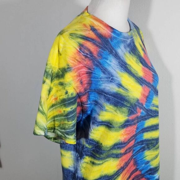 Colortone Tie-Dye Short Sleeve Tee Size Medium Unisex Tie-Dye T-Shirt