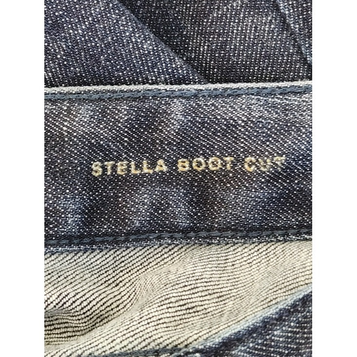 Express Dark Wash Stella Bootcut Jeans Size 6 Long