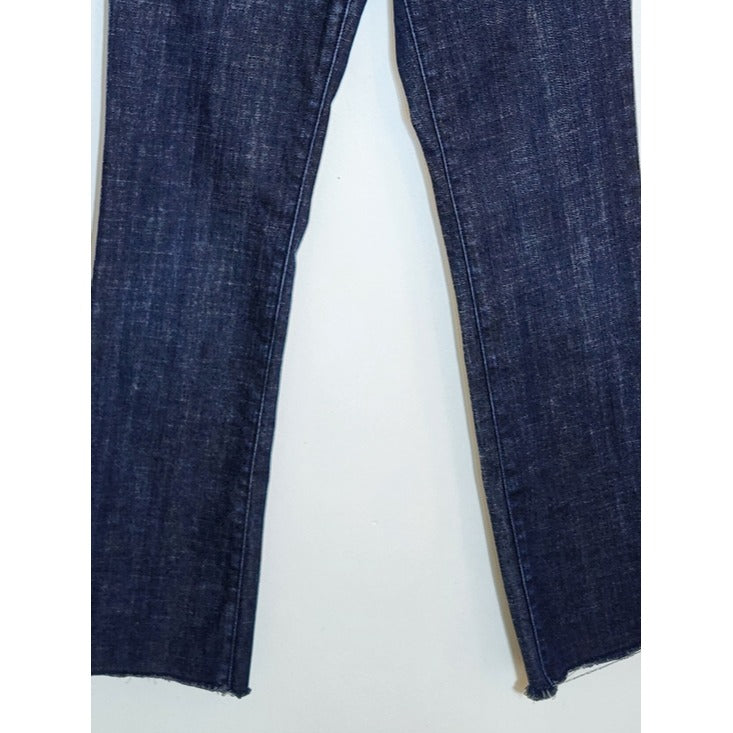 Express Dark Wash Stella Bootcut Jeans Size 6 Long