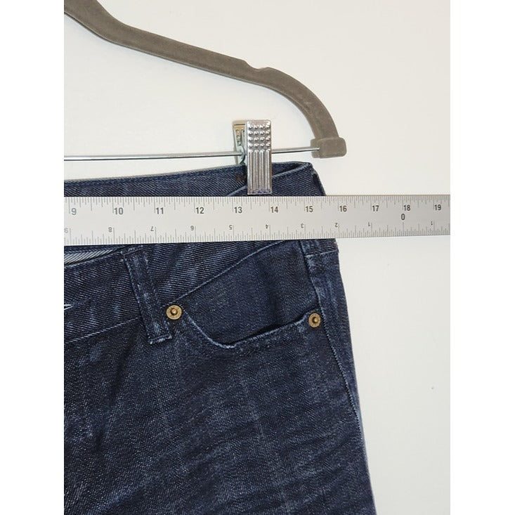 Express Dark Wash Stella Bootcut Jeans Size 6 Long