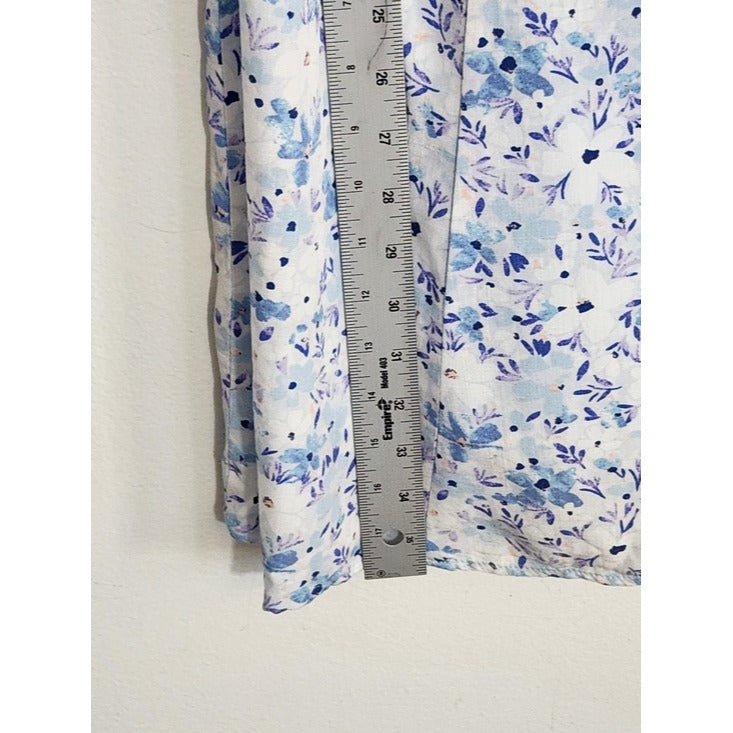 Aeropostale Blue Floral Print Mini Dress Size XL NWOT