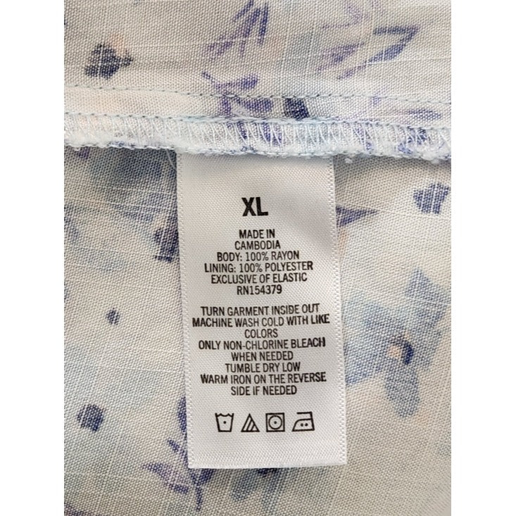 Aeropostale Blue Floral Print Mini Dress Size XL NWOT
