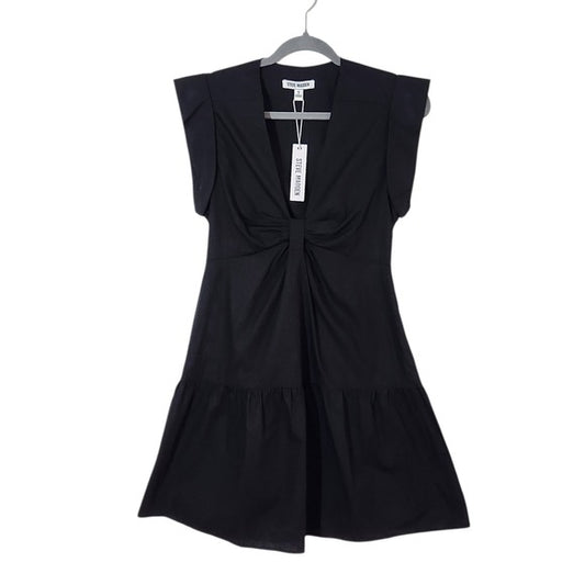 Steve Madden Black Cotton Mini Dress Size Small NWT Wedding Guest Dress