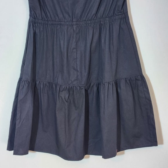 Steve Madden Black Cotton Mini Dress Size Small NWT Wedding Guest Dress