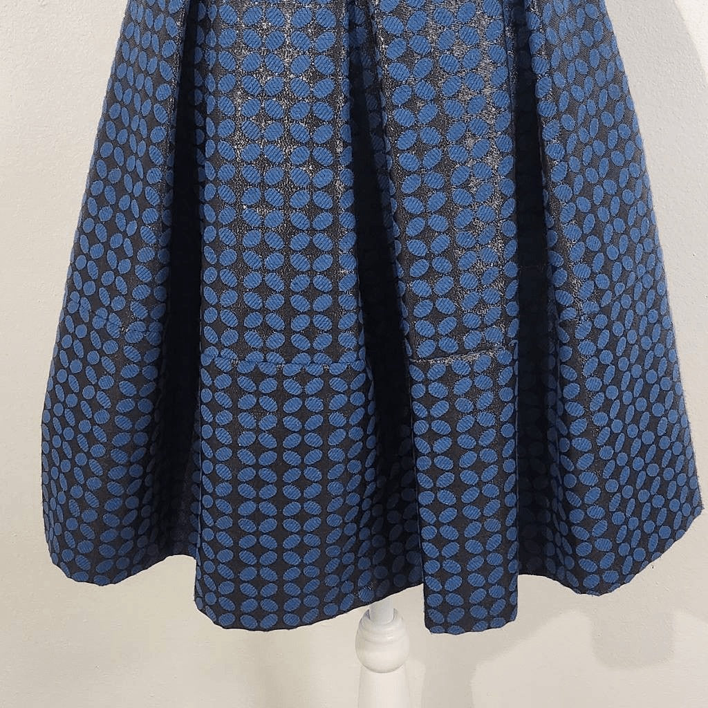 A.B.S. Allen Schwartz Blue Mini Cocktail  Dress Size 2 Wedding Guest Dress
