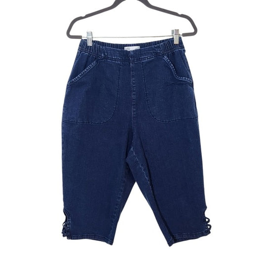 Croft & Barrow Dark Wash Women's Capri Jeans Size 0X