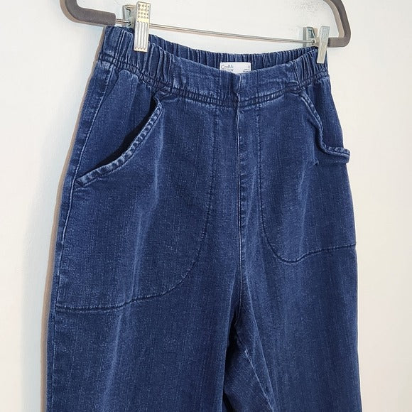 Croft & Barrow Dark Wash Women's Capri Jeans Size 0X
