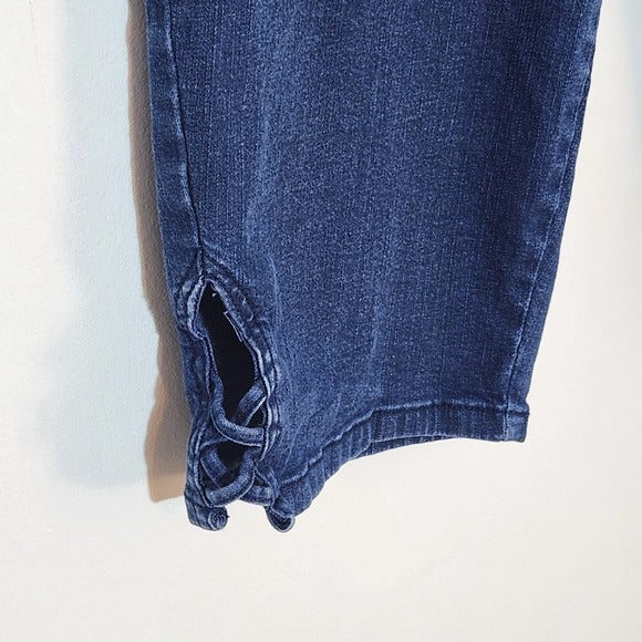 Croft & Barrow Dark Wash Women's Capri Jeans Size 0X
