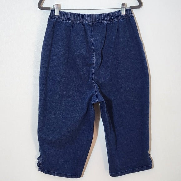 Croft & Barrow Dark Wash Women's Capri Jeans Size 0X