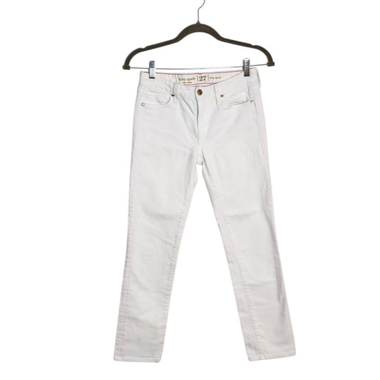 Kate Spade White Play Hooky Ankle Jeans Size 27