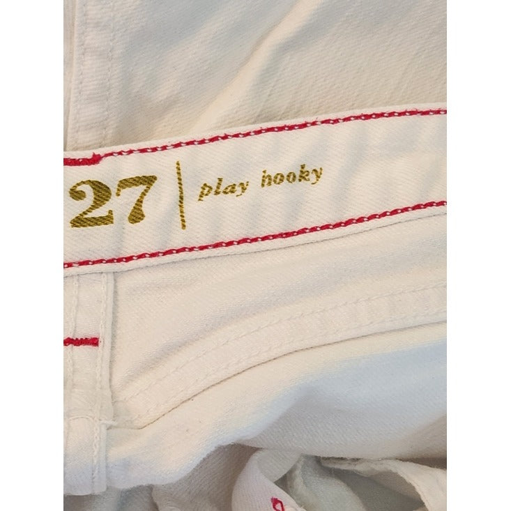 Kate Spade White Play Hooky Ankle Jeans Size 27