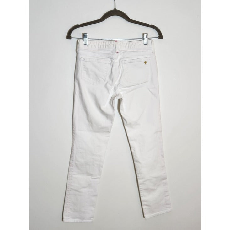Kate Spade White Play Hooky Ankle Jeans Size 27