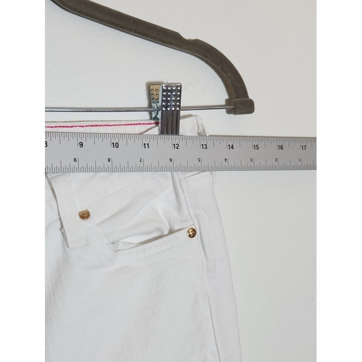 Kate Spade White Play Hooky Ankle Jeans Size 27