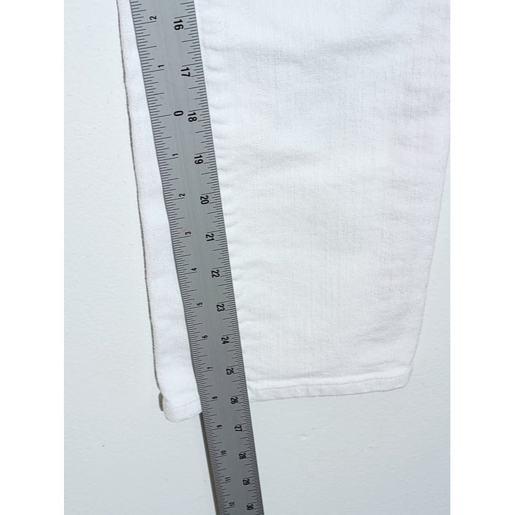 Kate Spade White Play Hooky Ankle Jeans Size 27