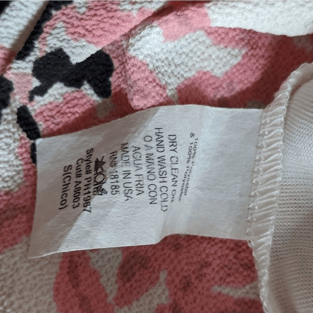 Audrey 3Plus1 Pink Floral Romper Size Small Boho Floral Short Romper