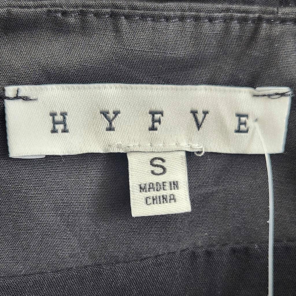 HYFVE Black Flirty Ruffle Skirt NWT Size Small Black Ruffle Mini Skirt