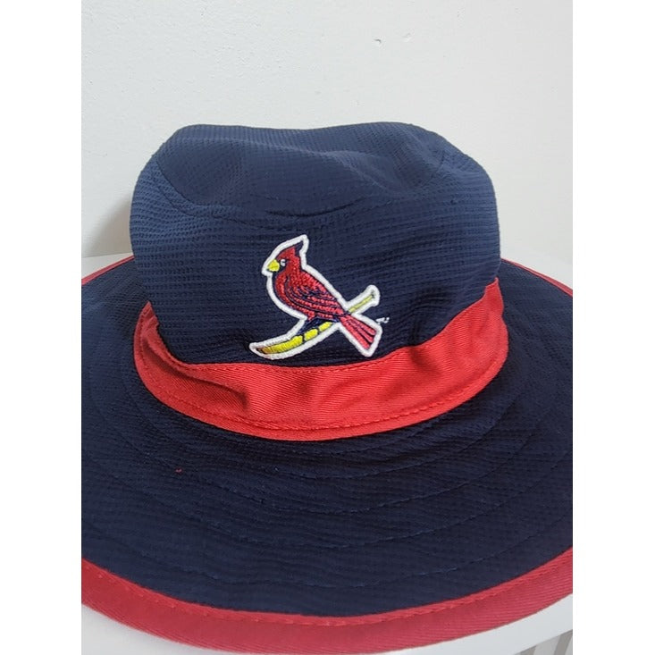 St. Louis Cardinals Red and Navy Sun Hat One Size