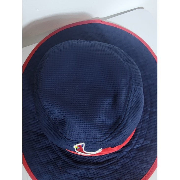 St. Louis Cardinals Red and Navy Sun Hat One Size