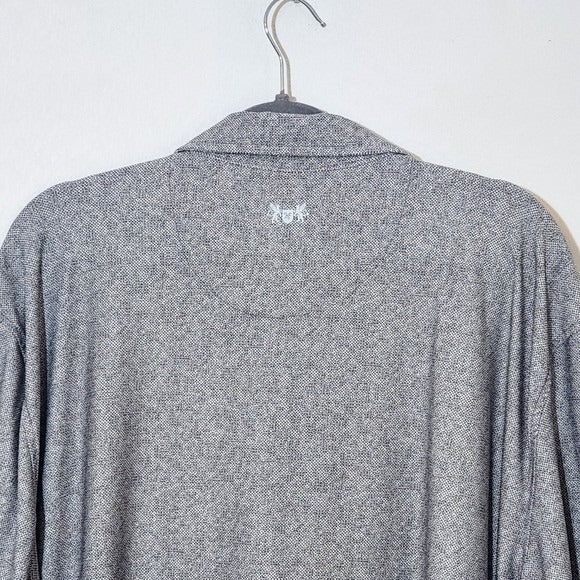 Hickey Freeman Gray Performance Golf Polo Shirt Size XXL Men's Gray Polo