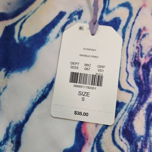 Van Winkle & Co. Tank Top Size Small Tie-Dye Tank Colorful Tank Top New