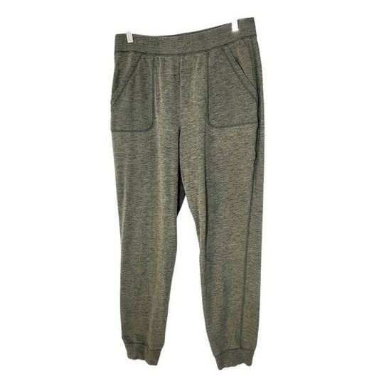 Isaac Mizrahi Live Olive Green Knit Joggers Size Medium Casual Green Joggers