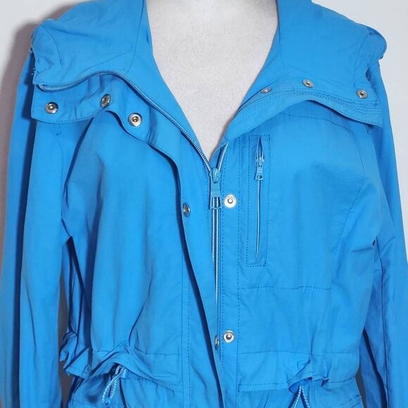 J. Crew Perfect Lightweight Jacket in Blue Size XS J. Crew Blue Rain Jacket