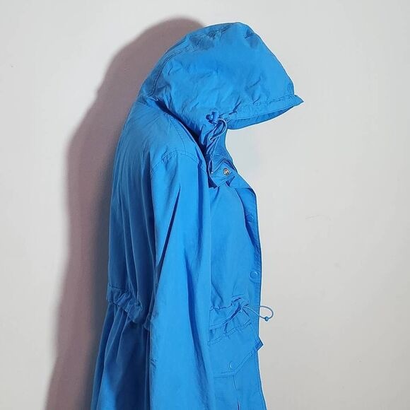 J. Crew Perfect Lightweight Jacket in Blue Size XS J. Crew Blue Rain Jacket