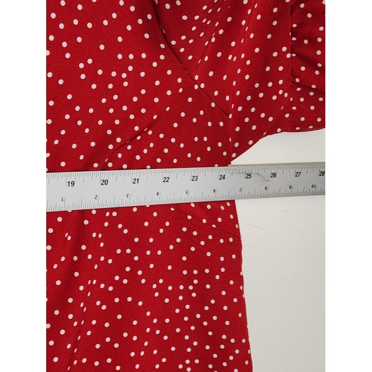 BloomChic Red Polka Dot Blouse Size 18/20