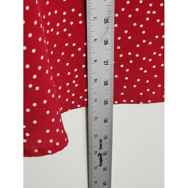 BloomChic Red Polka Dot Blouse Size 18/20