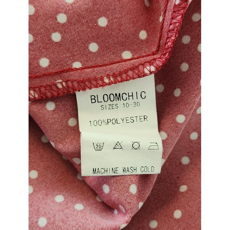 BloomChic Red Polka Dot Blouse Size 18/20