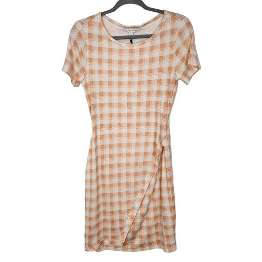 41Hawthorn Plaid T-Shirt Dress Size Small NWT Plaid Sheath Knit Dress