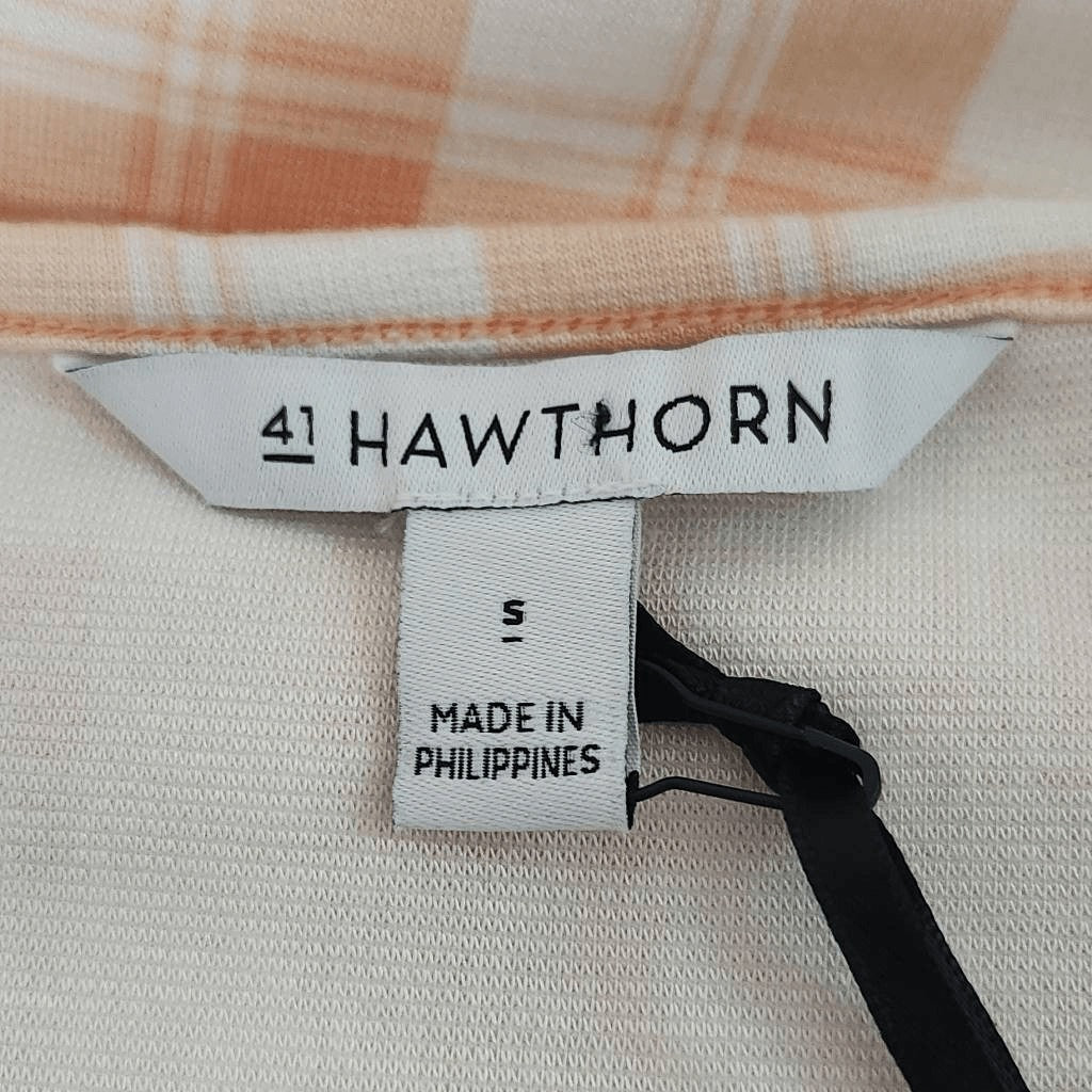 41Hawthorn Plaid T-Shirt Dress Size Small NWT Plaid Sheath Knit Dress