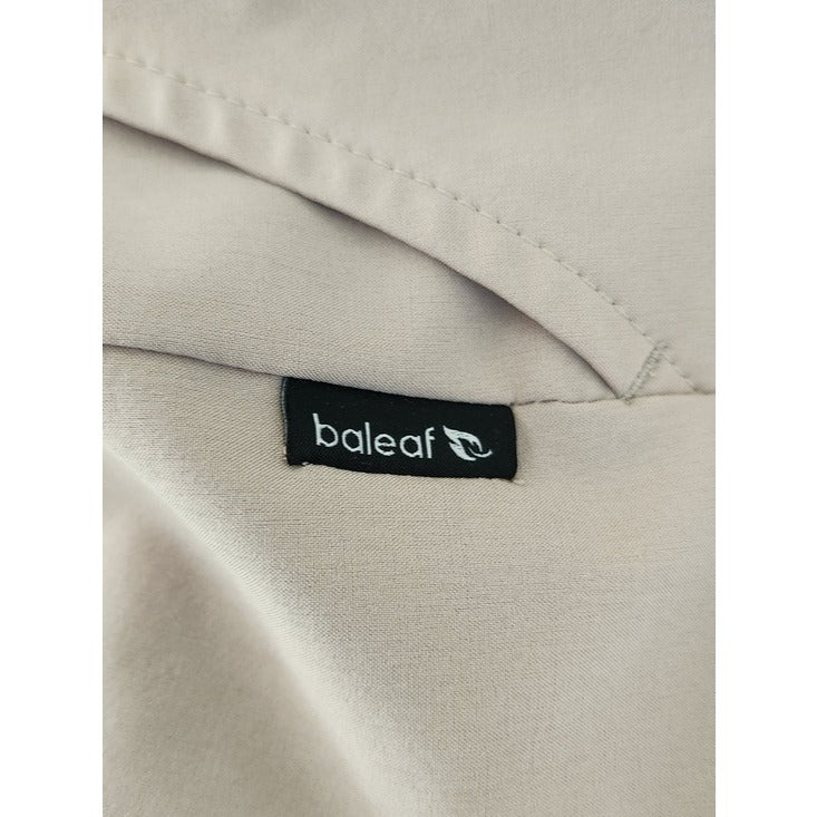 Baleaf Womens Khaki Athleisure Pleated Shorts Size Medium