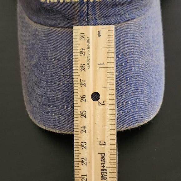 Legacy Blue Denim Cap with American Flag Patch NWT United We Stand Hat